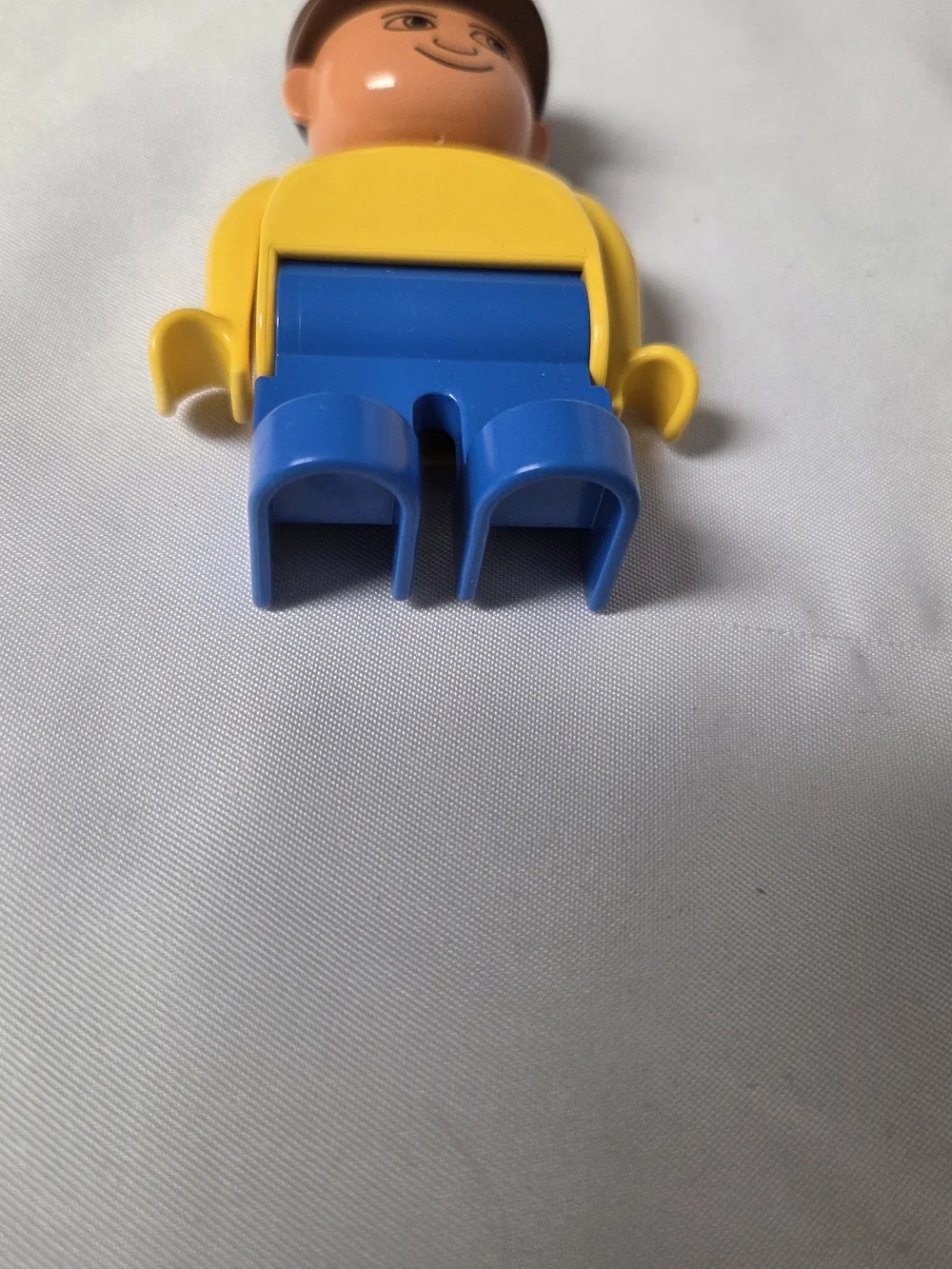 Lego Duplo Worker Man Dad W/ Brown‎ Hat 2.5